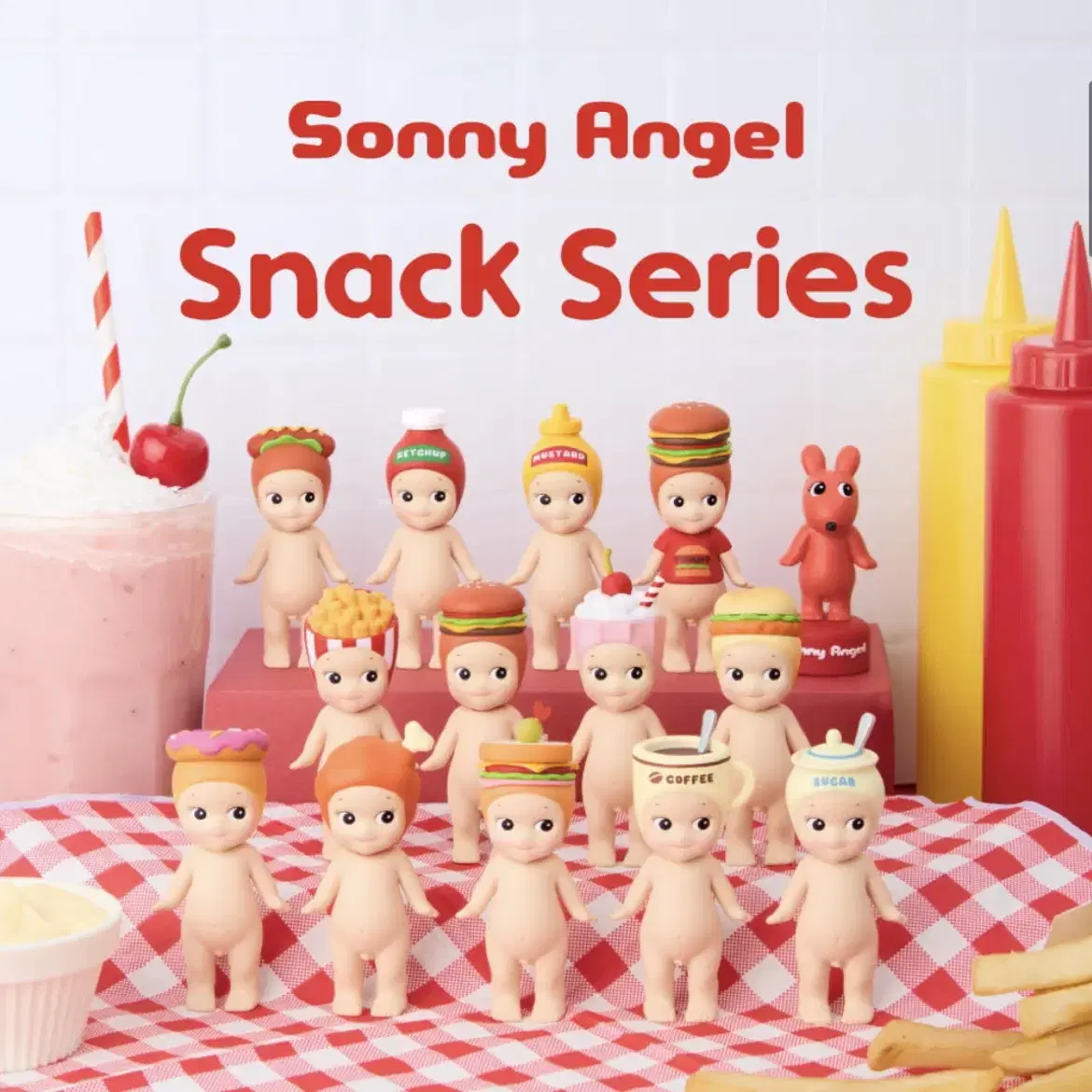 SONNY ANGEL | 소니엔젤 Sonny Angel Snack Series, 12 pieces