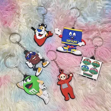 아메 캐릭터 러버 키링 6세트