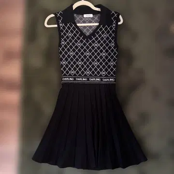 Darich 슬리브리스 미니 원피스 블랙