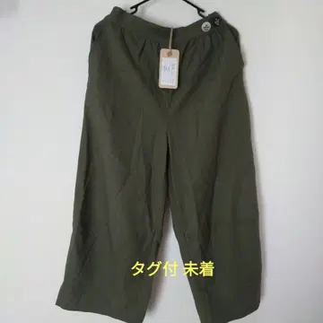 [미착용] 올리브 그린 가우초 팬츠