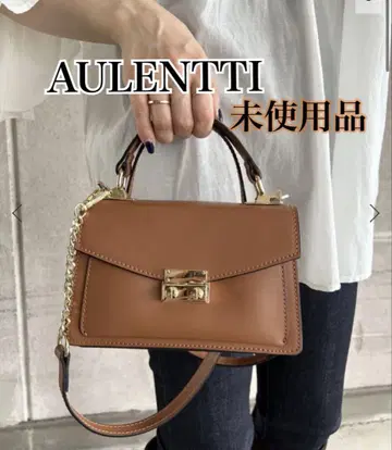 미사용품 [ AULENTTI / 오렌티 ] 숄더백 브라운