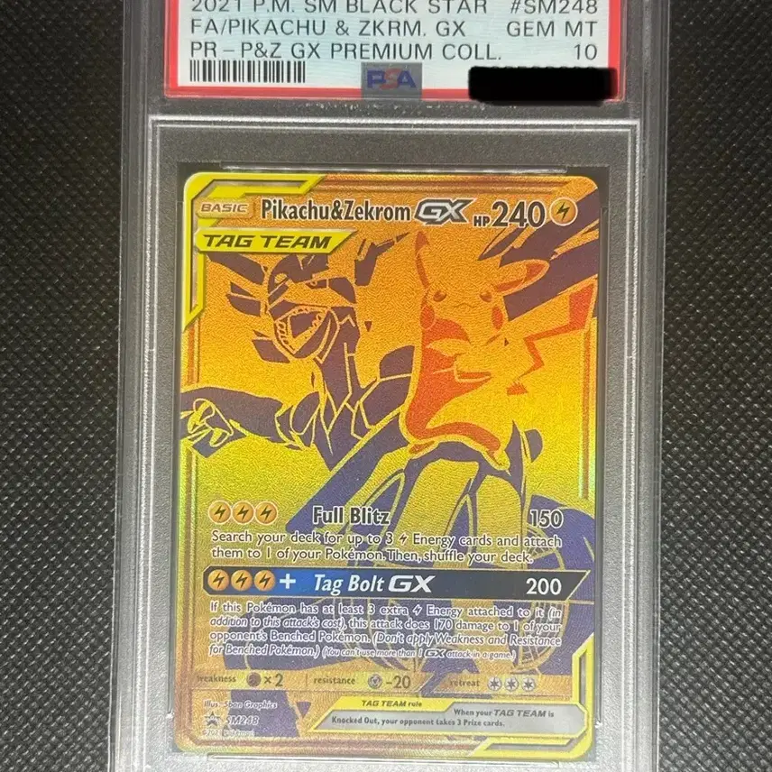 포켓몬 피카제크 태그팀 psa10