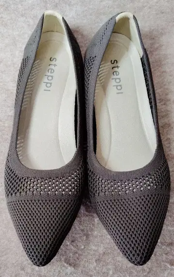[ 3480 ] steppi 스테피 플랫슈즈 차콜 25cm