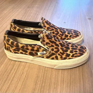 VANS 슬립온 레오파드 무늬 23cm 상당