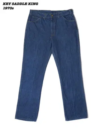 KEY SADDLE KING Denim Pants USA 1970s
