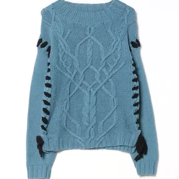 Ameri LACEUPCABLEKNIT