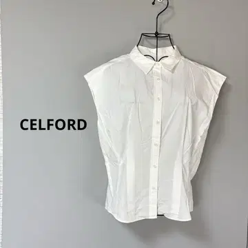 CELFORD 슬리브리스 셔츠 블라우스 38 사이즈