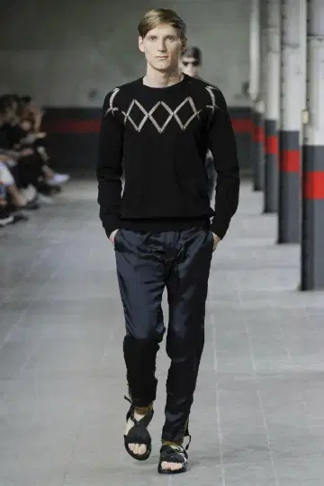 2012SS DRIES VAN NOTEN Rayon Cupro Pants