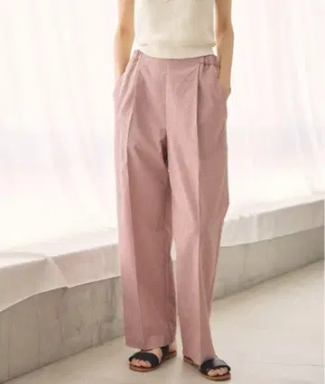 TODAYFUL Ginghamcheck Rough Pants PINK