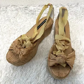 새상품급 tsuru by mariko oikawa 리본 샌들 36