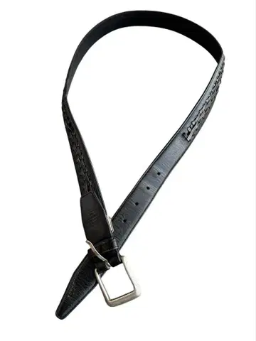 braid leather classic belt