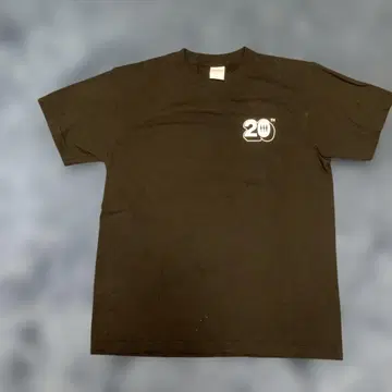 THE 3명 소닉 2025 20주년 블랙 T셔츠 S