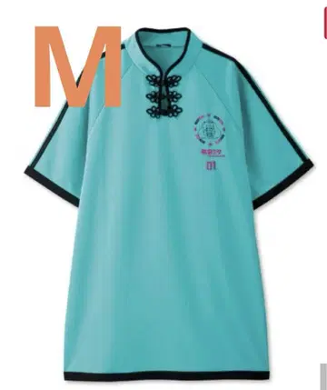 하츠네 미쿠 풀오버 산리오 시나모롤 차이나 버튼 민트 M