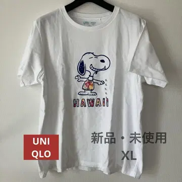 [ 새상품 미사용 ] 유니클로 하와이 UT 스누피 티셔츠