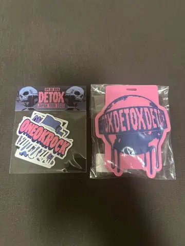 one ok rock 2025 DETOXJAPAN 러기지 태그 스티커