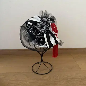 재패니즈 모던 츠마미 자이크 장식 리본 네트