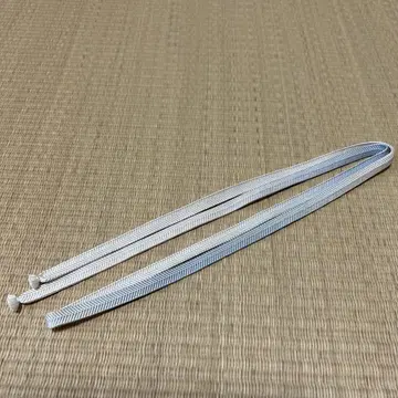 도명 조매듭 삼분 매듭 흰색~물빛 그라데이션