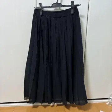 이론 블랙 플리츠 스커트 사이즈 P