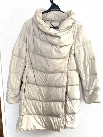 Max Mara WEEKEND 베이지 롱 다운 자켓