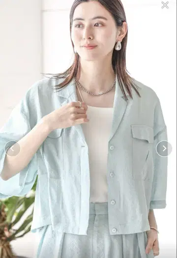 신품 LEPSIM 오픈 칼라 숏 셔츠