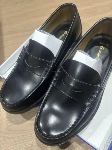 MOONSTAR BVL540 블랙 로퍼 25.5 문스타 학생 신발