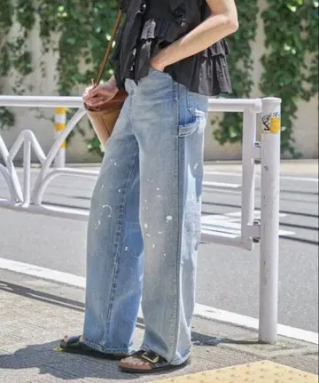 Spick&span 5 1/2 페인터 데님 painter denim