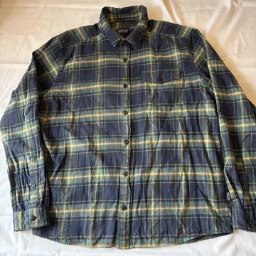 Patagonia FA21 플란넬 셔츠 체크 긴팔 셔츠 오가닉