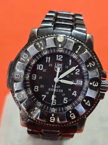 초특가 새상품급 LUMINOX 3400 F117 록히드 마틴 QZ