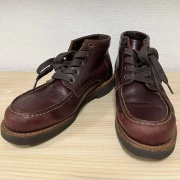 호킨스 남성용 부츠 25.5cm 와인 레드 (브라운) 가죽