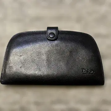 다코타 블랙 레더 장지갑