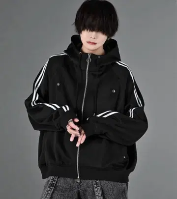 Adrer line sleeve track zip parkerjacke