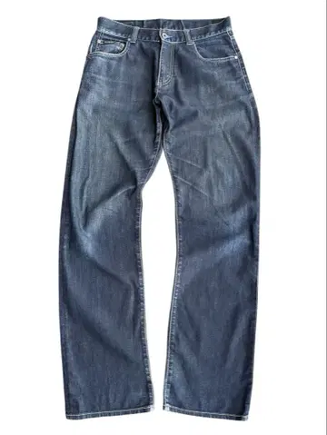 'calvin kiein'faded wide straight jeans