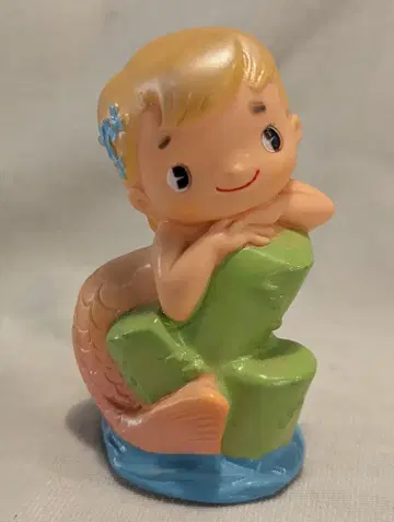 호쿠리쿠 은행 저금통 인어공주 90mm
