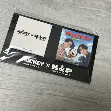 MICKEY x King & Prince 킹프리 TSUTAYA 캔뱃지