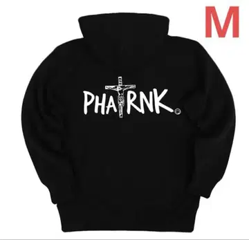 PHARNK 블랙 M 후드티