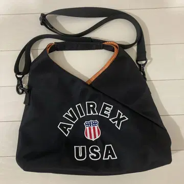 AVIREX 블랙 숄더백