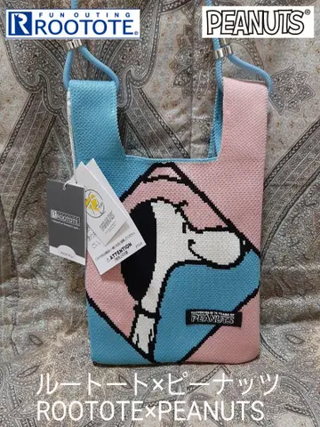 ROOTOTE x PEANUTS 75주년 기념/사선 숄더 미니백