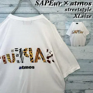 [레어] SAPEur x atmos 사파리 애니멀 티셔츠 XL