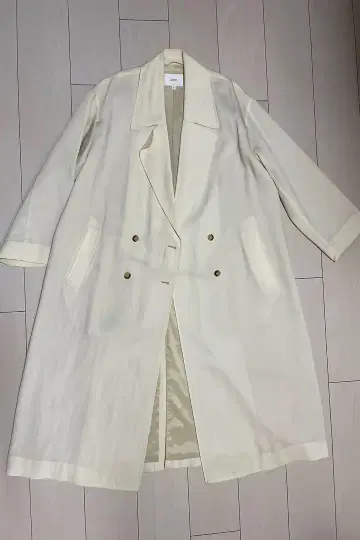 뷰티 앤 유스 더블 브레스티드 트렌치 코트 S