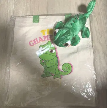 디즈니 라푼젤 파스칼 토트백