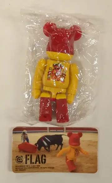 MEDICOMTOY BE@RBRICK FLAG 스페인 100% 시리즈19