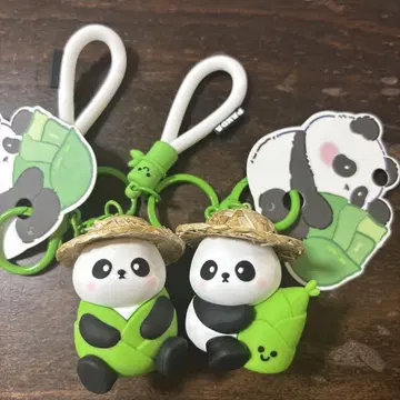 판다 키링 2개 세트 새 제품