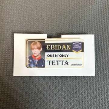 EBiDAN THE LIVE 에비라이 네임 배지 원엔 TETTA