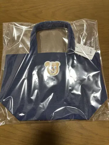 페이러 라브러리 바이 올드 테디 와펜 토트 백 네이비