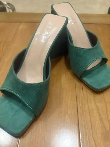 대형 사이즈 25.5cm 그린 샌들