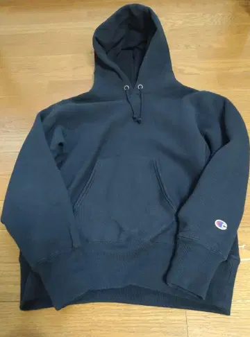 Champion Reverse Weave 후드티 M 블랙 챔피온