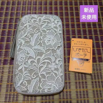 [ 새상품 미사용 ] 작은 서랍 파우치 Flower Lace 호보니치