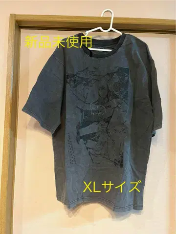 그레이 XL 사이즈 그래픽 티셔츠