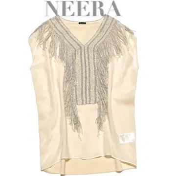 이탈리아제 NEERA 닐라 프린지 슬리브리스 튜닉