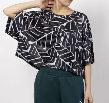 PUMA 돌먼 슬리브 상의 요가 댄스 헬스장 트레이닝 의류